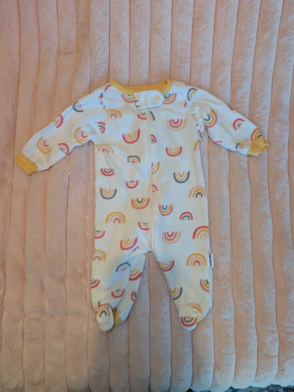 Newborn Baby Girl Onesie Bundle Gerber Carter's 5 Piece